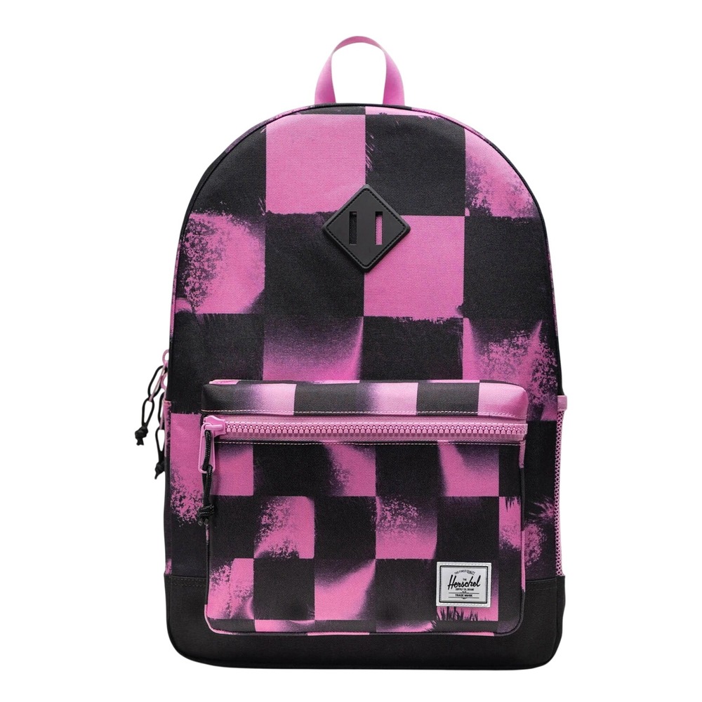 430. Herschel Supply Co Pink and BLACK Kids' Heritage Youth Backpack